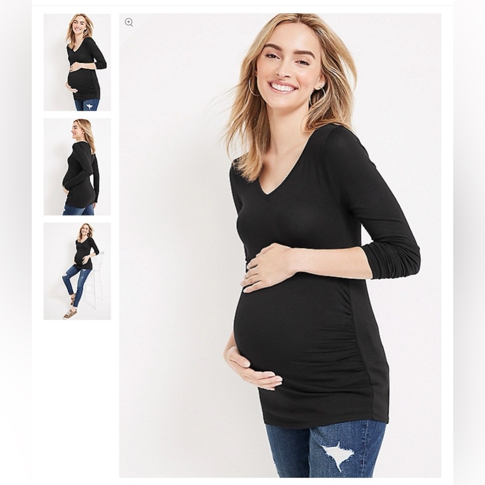Maurices maternity shirt, large